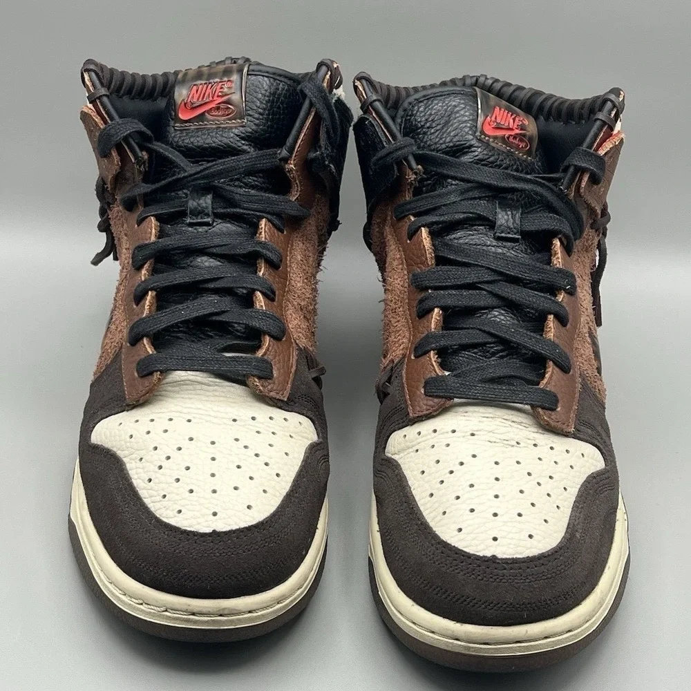 2020 Nike Dunk High Bodega Legend Fauna Brown Retro Shoes - Men's Size 10 USED
